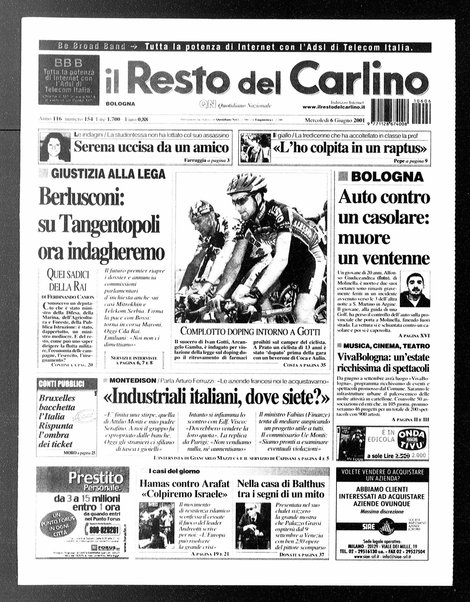 Il Resto del Carlino : giornale dell'Emilia